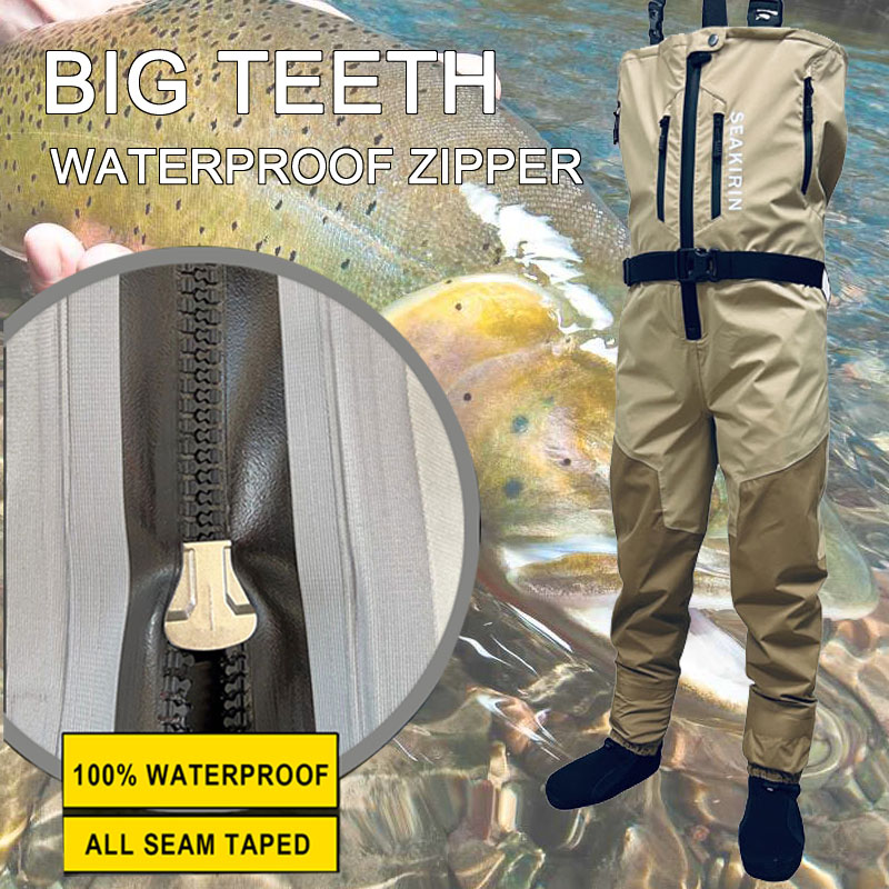 Zip-front Breathable Stout Che - Fishing Waders 评论和价格