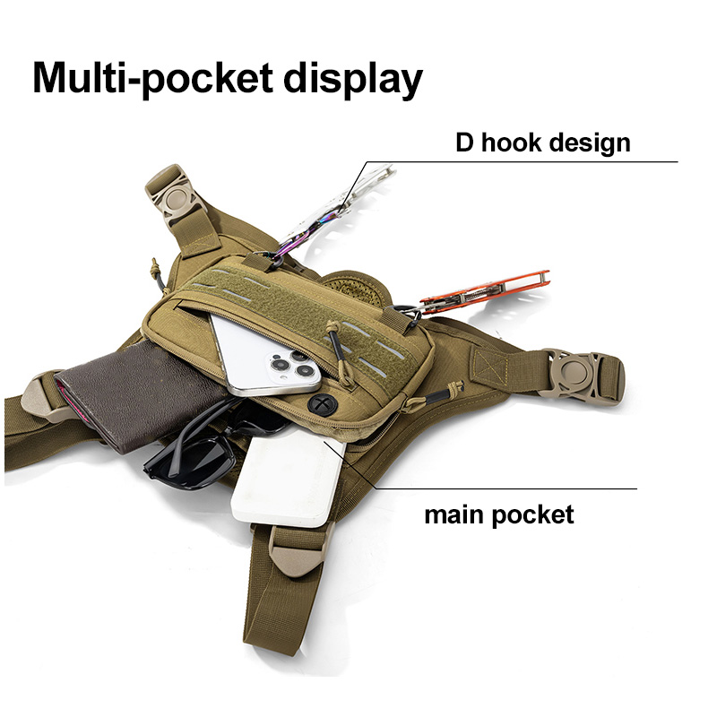Tactical Front Chest Rig Bag V - Fishing Backpack 评论和价格