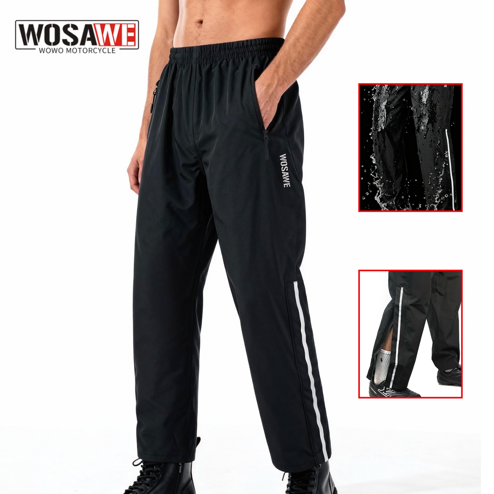 WOSAWE Motorcycle Motorbike Ra - Fishing Pants Waterproof 评论和价格