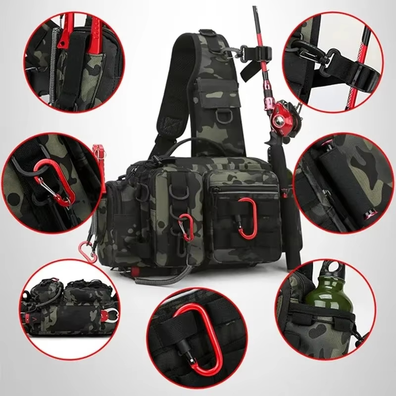 Outdoor Tactical Camping Climb - Fishing Backpack 评论和价格