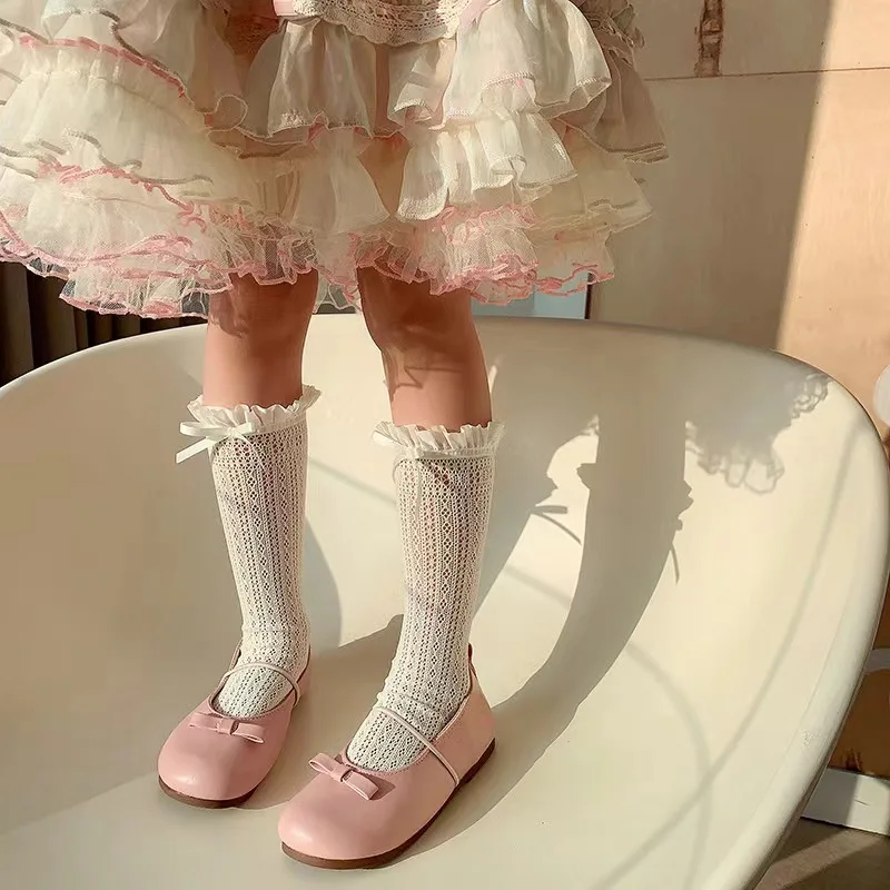 Girls Long Tube Lace Stockings - Fishing Socks 评论和价格