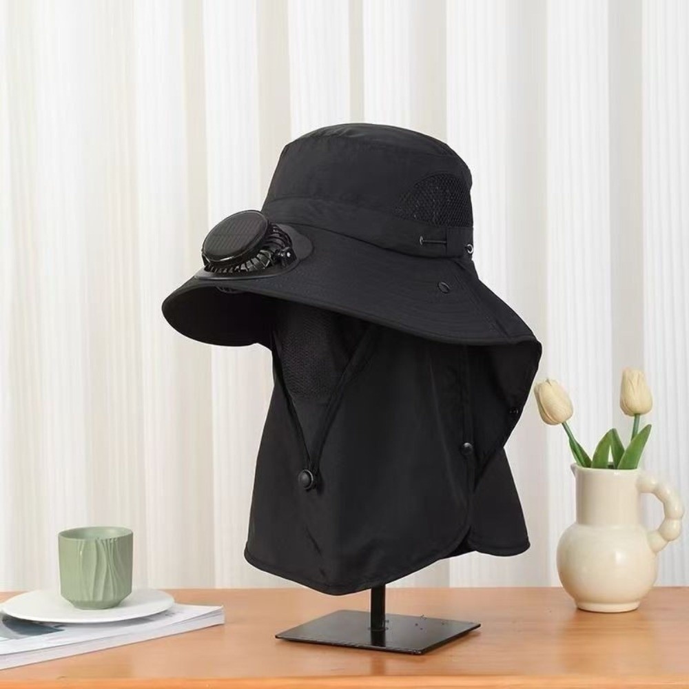 Portable Solar Rechargeable Fa - Fishing Hat 评论和价格